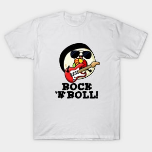 Rock n Roll Cute Sushi Roll Pun T-Shirt